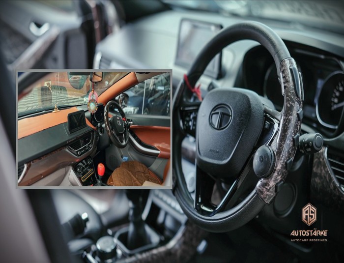  Tata Nexon’s customized Interior Upgrade By Autostarke Kerala